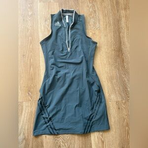 Adidas Charcoal Zip-Up Vest